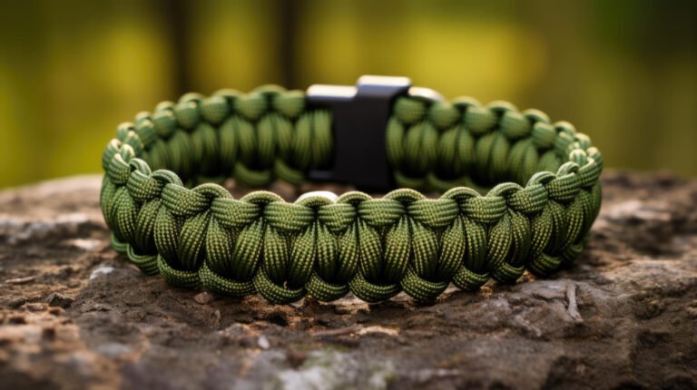 bracelet de survie dans la nature